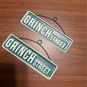 Grinch Street Signs • 2pk set